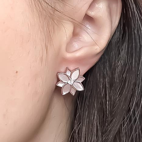 Clematis Pink Mother of Pearl Classic Studs