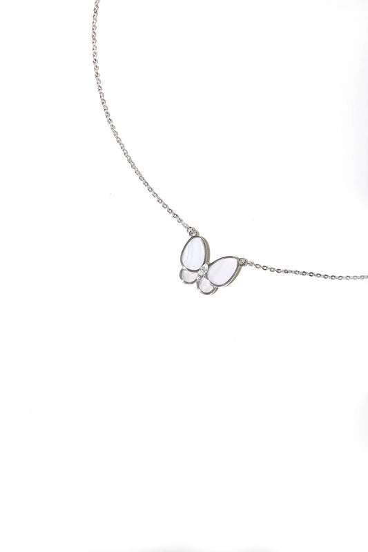 Butterfly Chalcedony Classic Necklace Dryden Jewelry