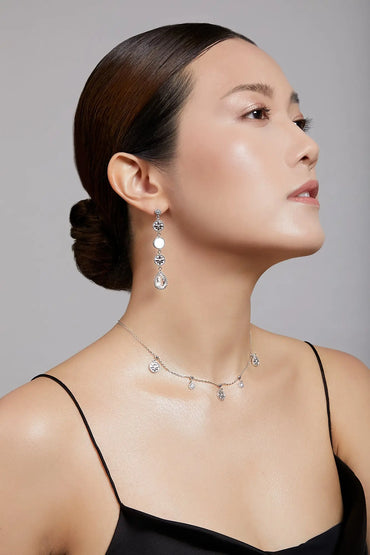 Clematis Goddess Silver Necklace Dryden Jewelry