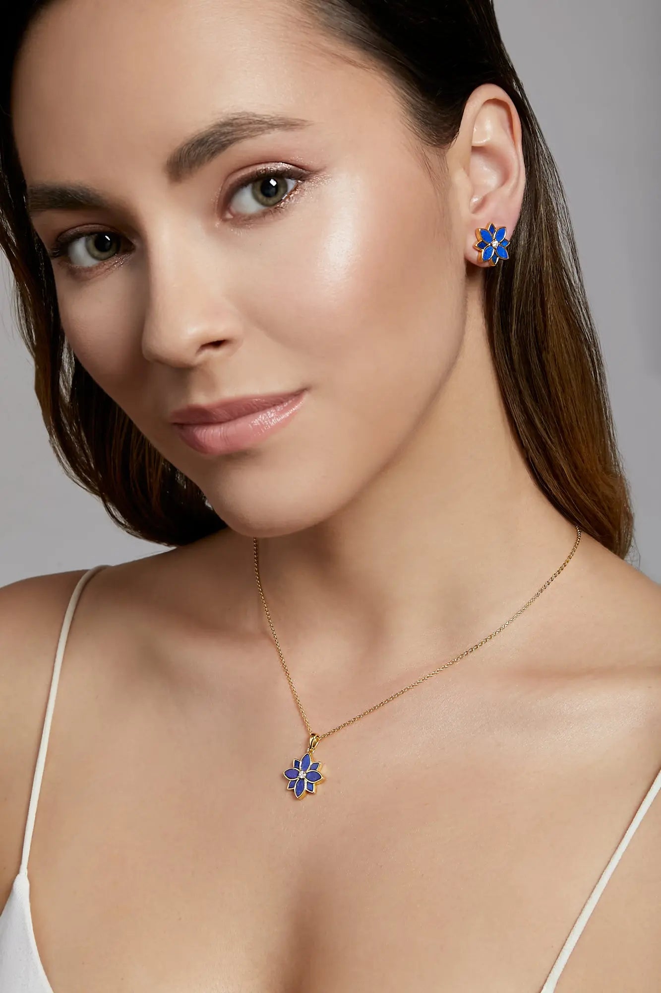 Clematis Lapis Lazuli Classic Necklace Dryden Jewelry