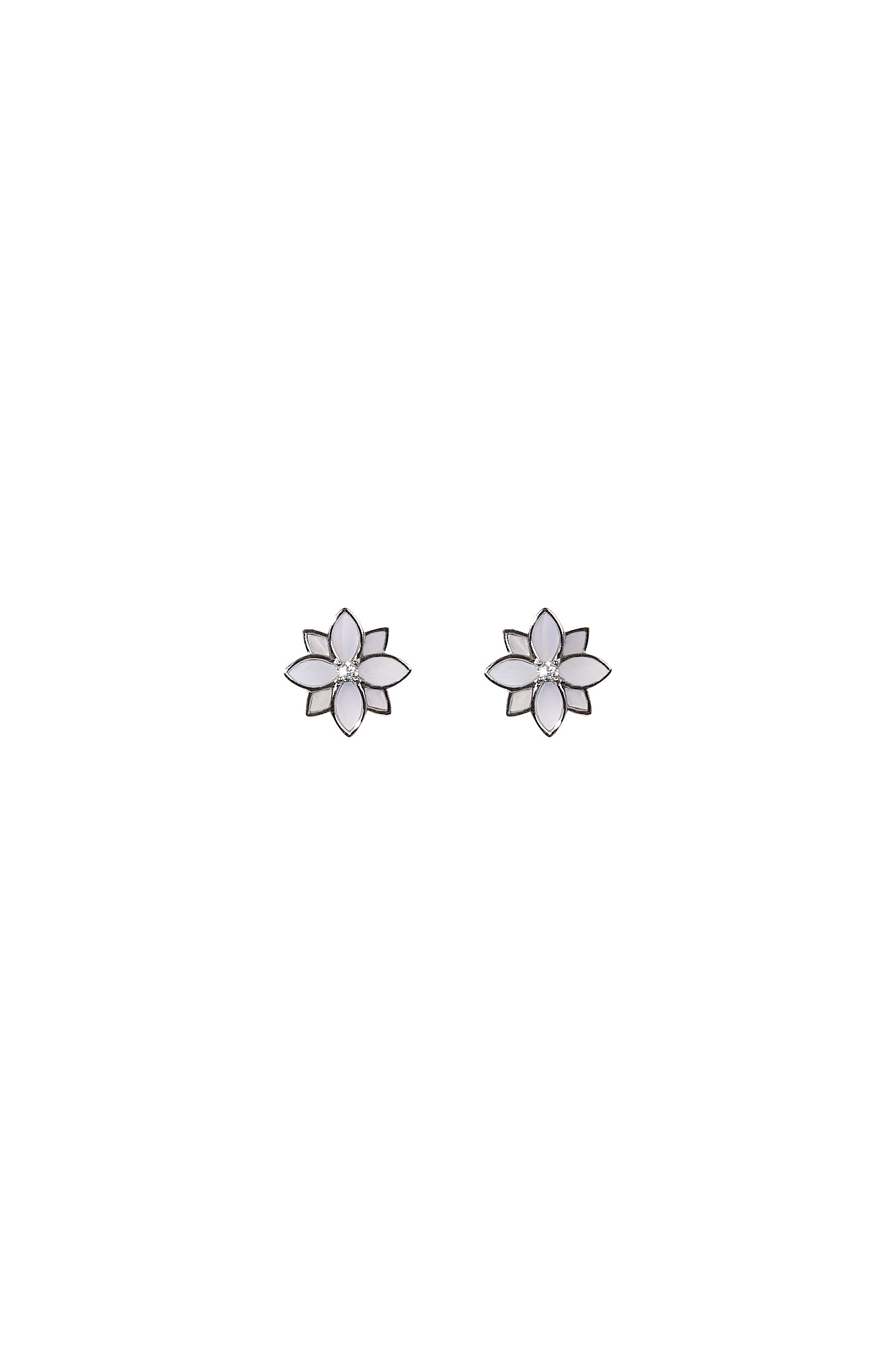 Clematis Chalcedony Classic Studs Dryden Jewelry