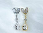 Butterfly Glamor Dangling Earrings